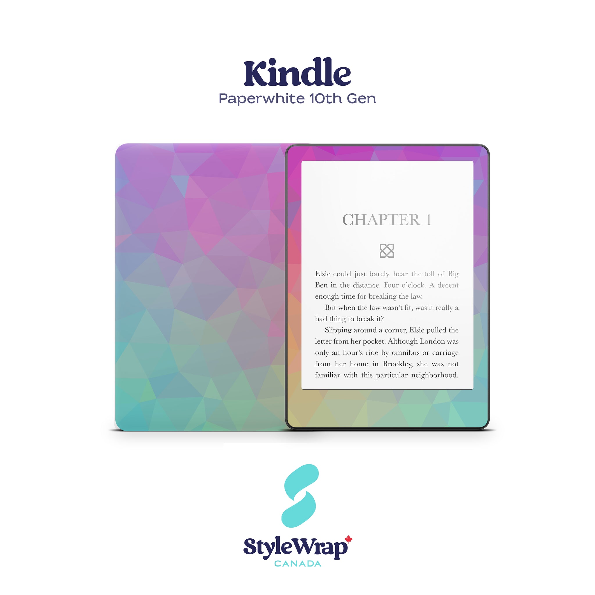 Kindle - Geometric Rainbow