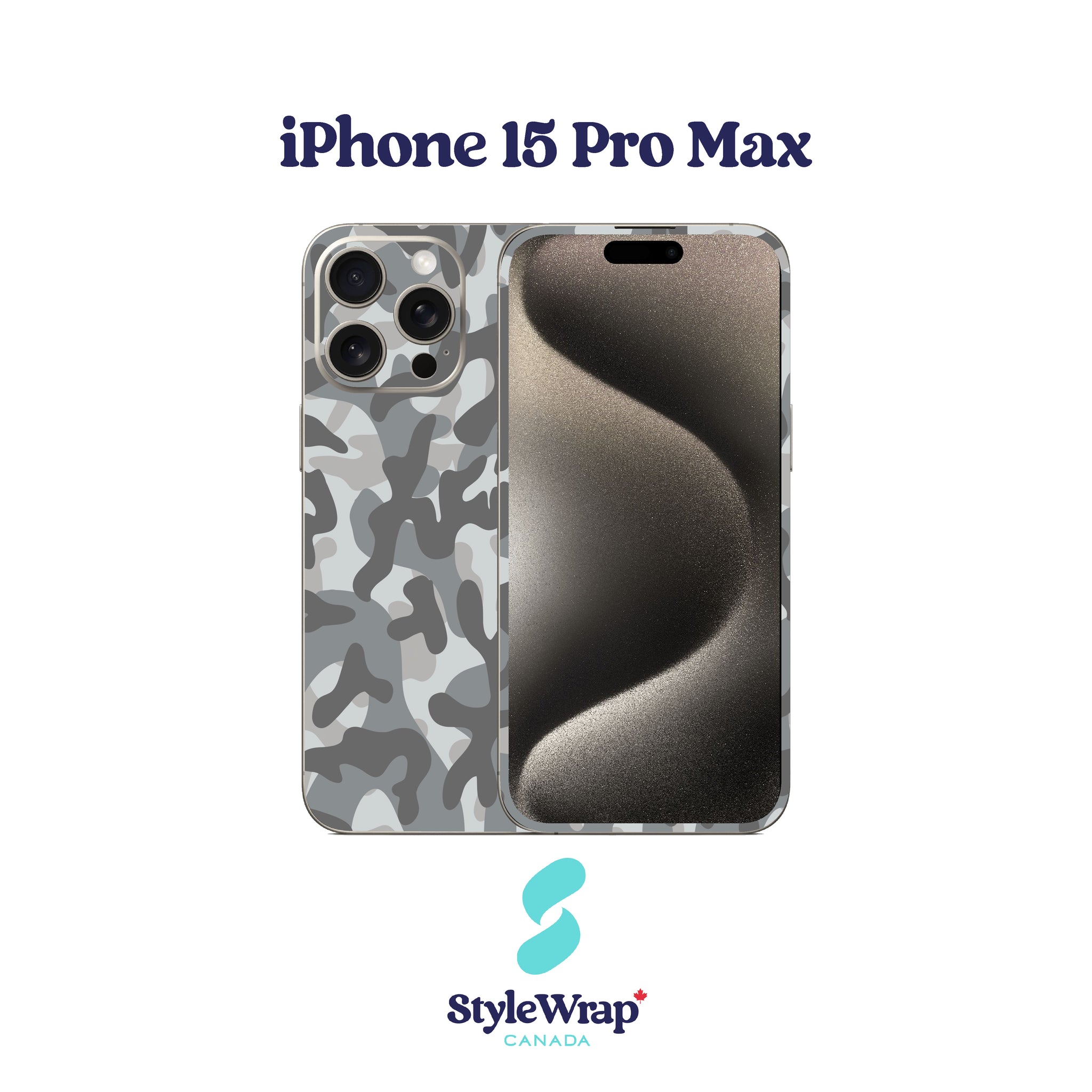 iPhone - Grey Camo