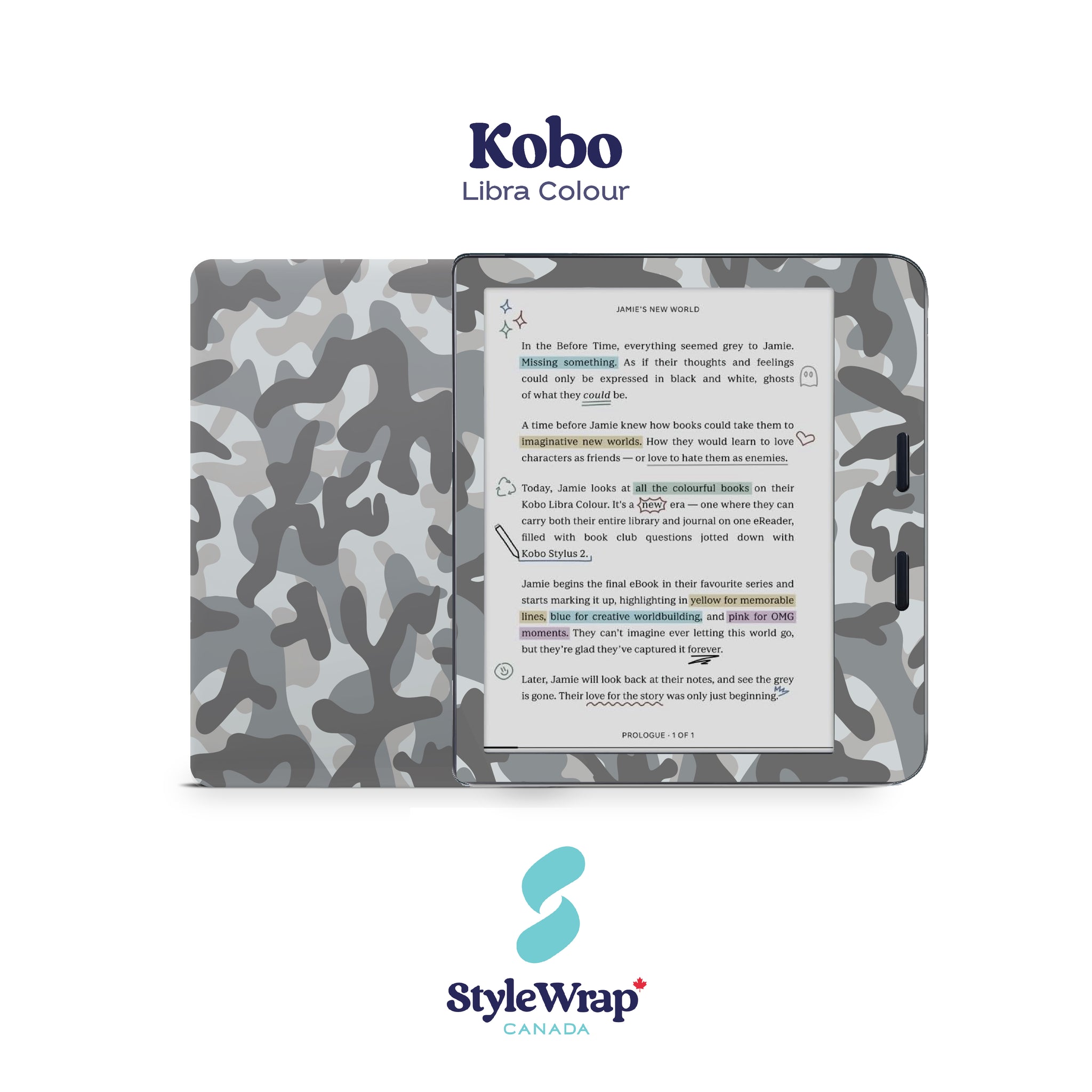 Kobo - Grey Camo