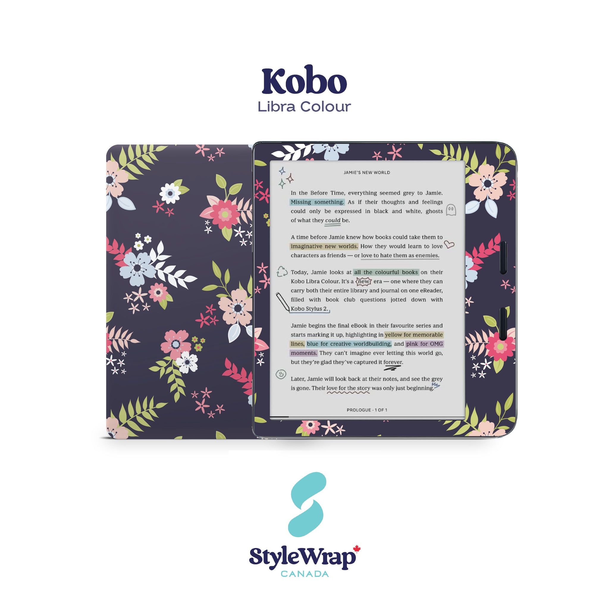Kobo - Navy Floral