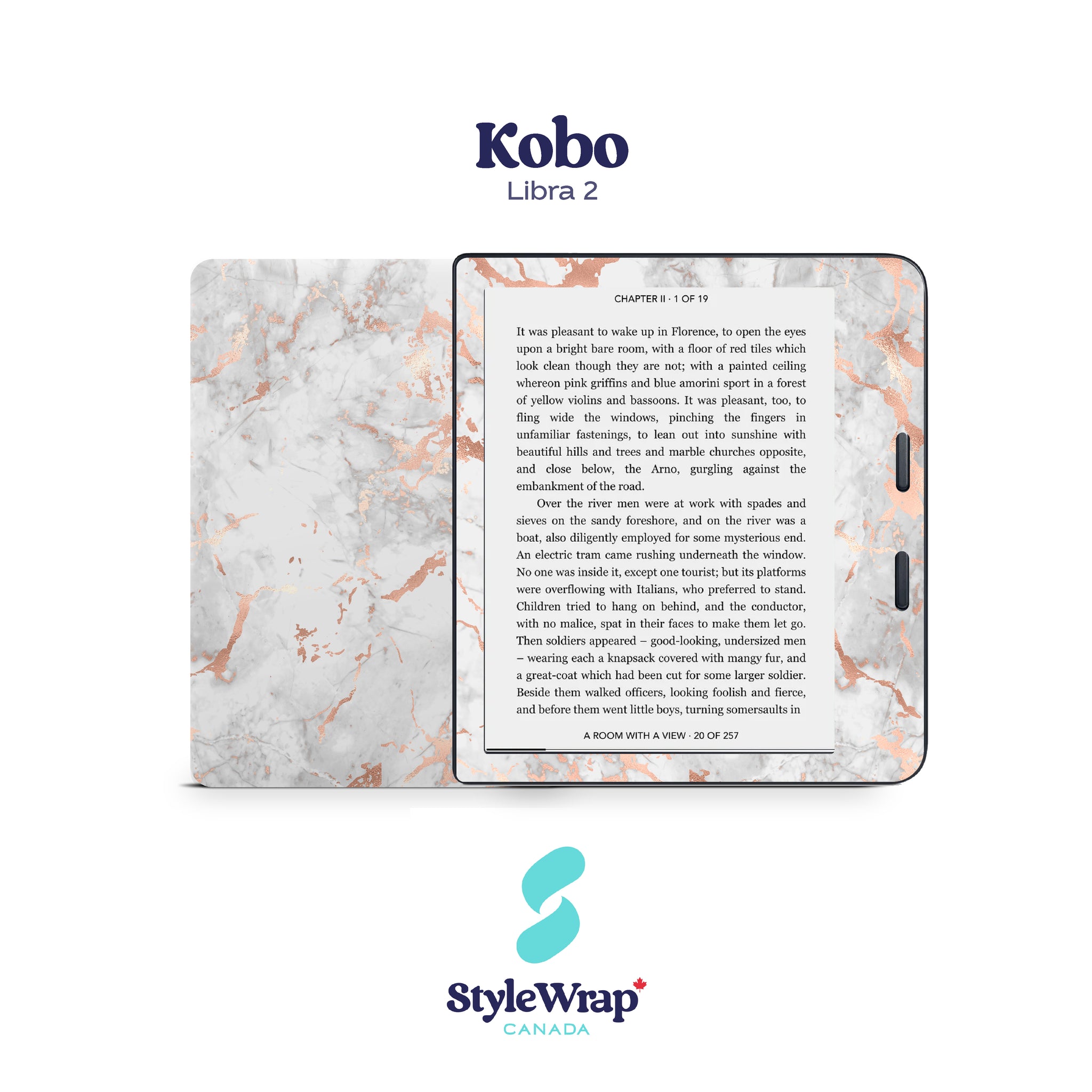 Kobo - Rose Gold Marble