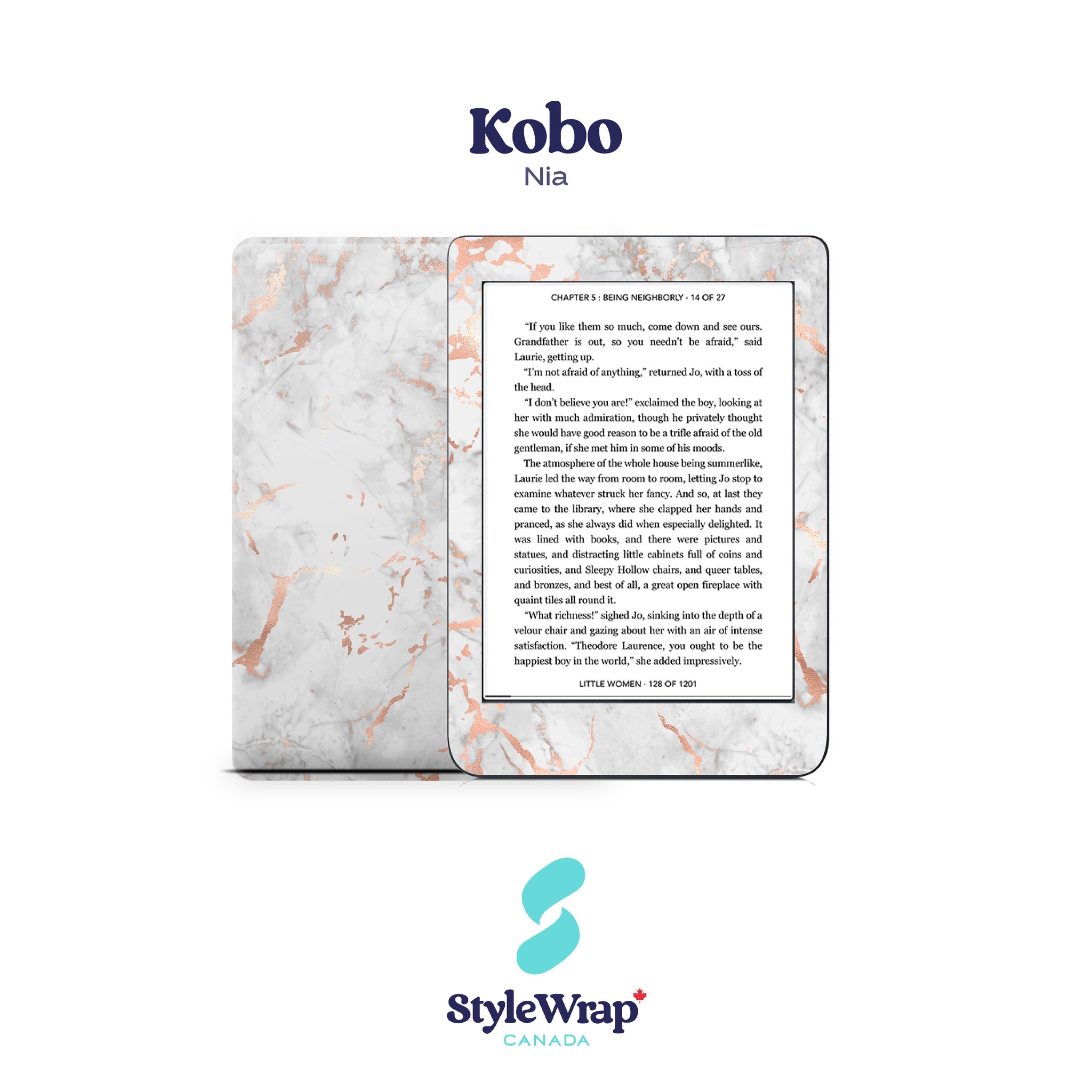 Kobo - Rose Gold Marble