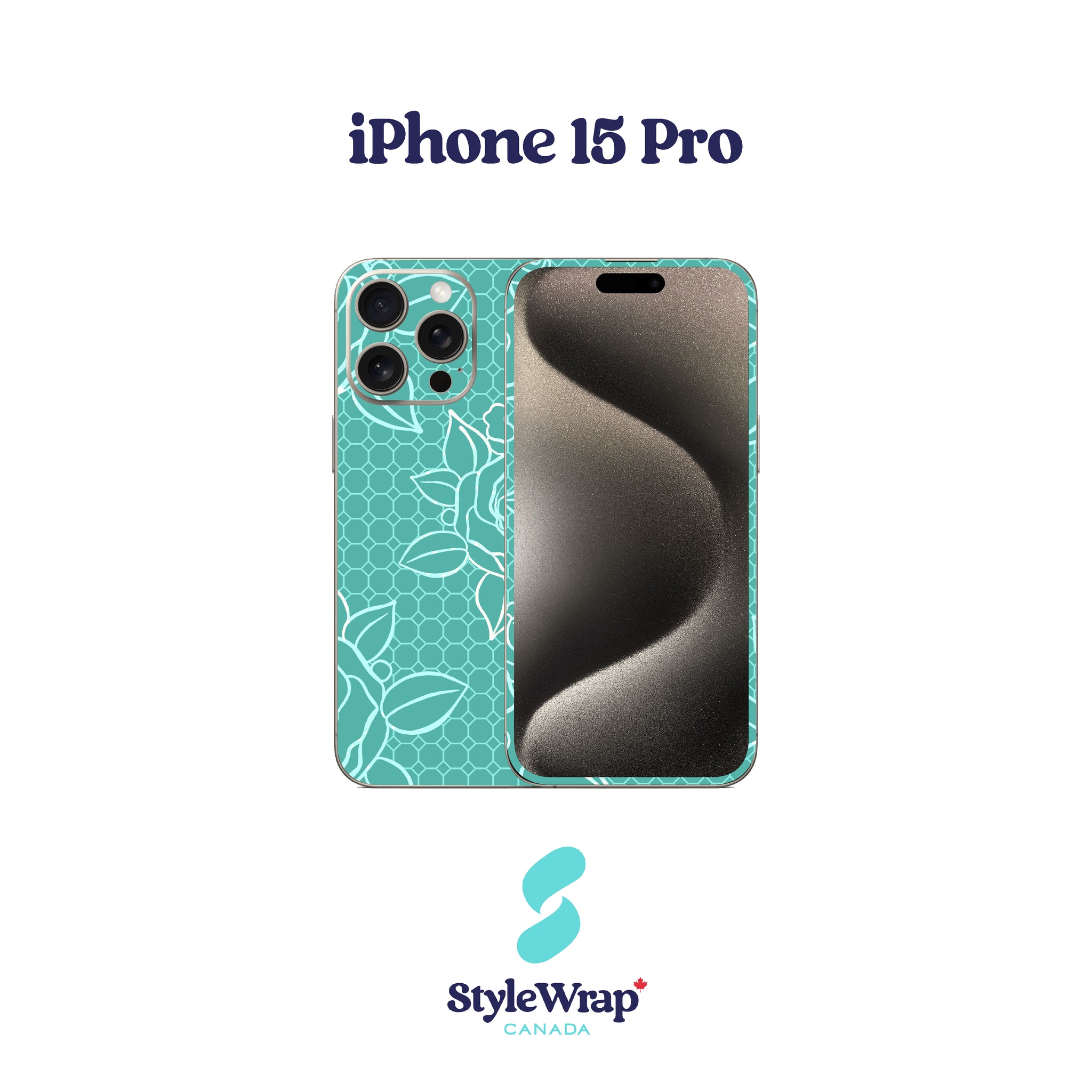 iPhone - Teal Floral