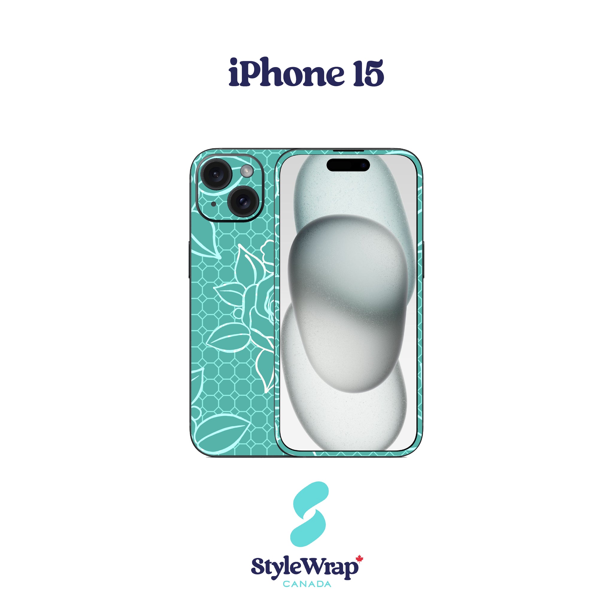 iPhone - Teal Floral