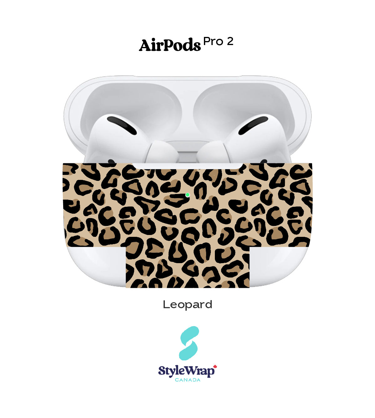 AirPods Skin Wrap Leopard Print