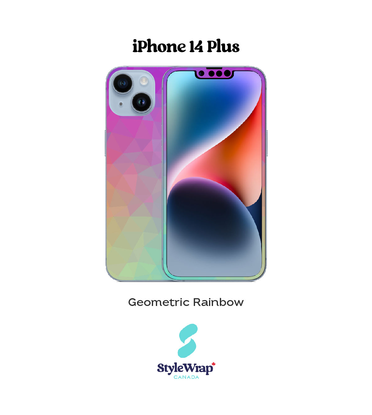 iPhone - Geometric Rainbow