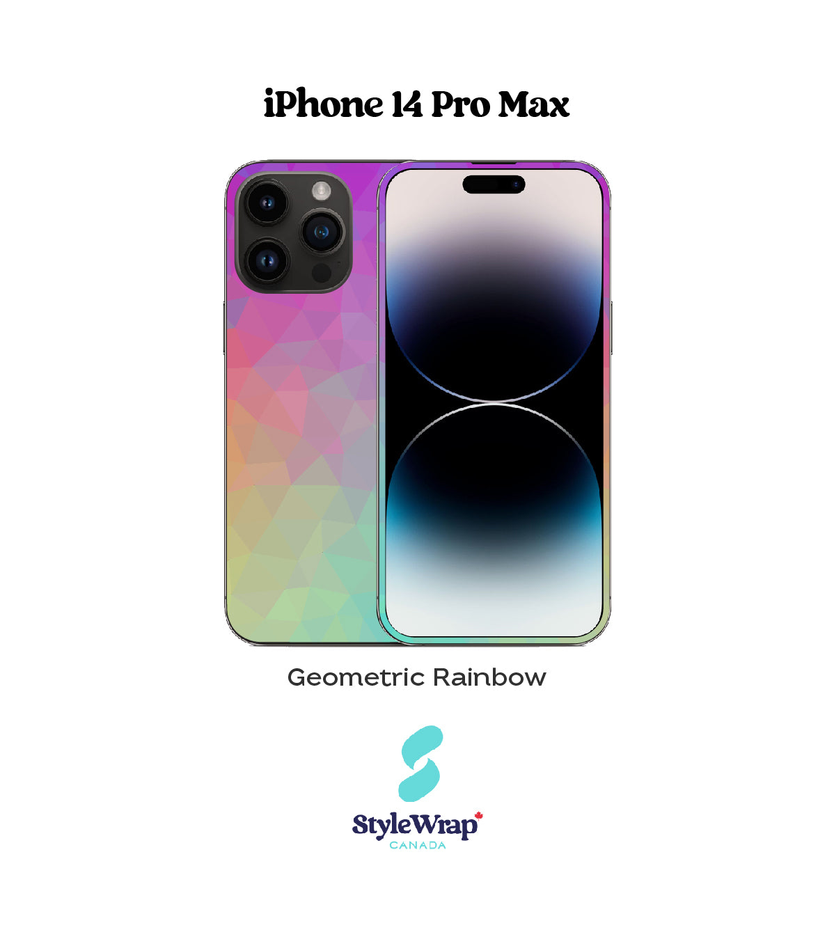 iPhone - Geometric Rainbow