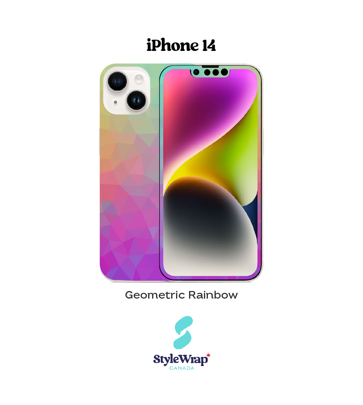 iPhone - Geometric Rainbow