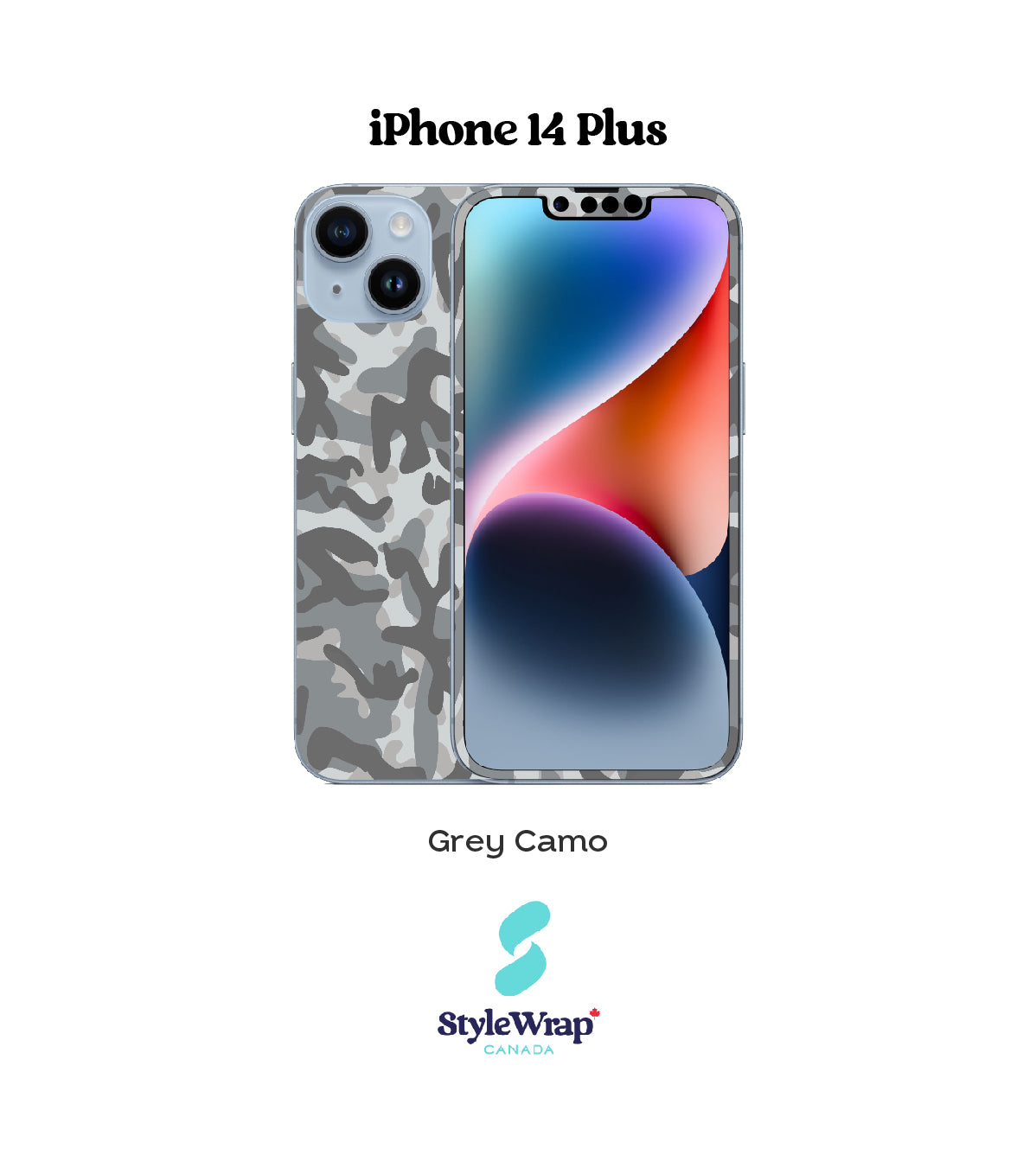 iPhone - Grey Camo