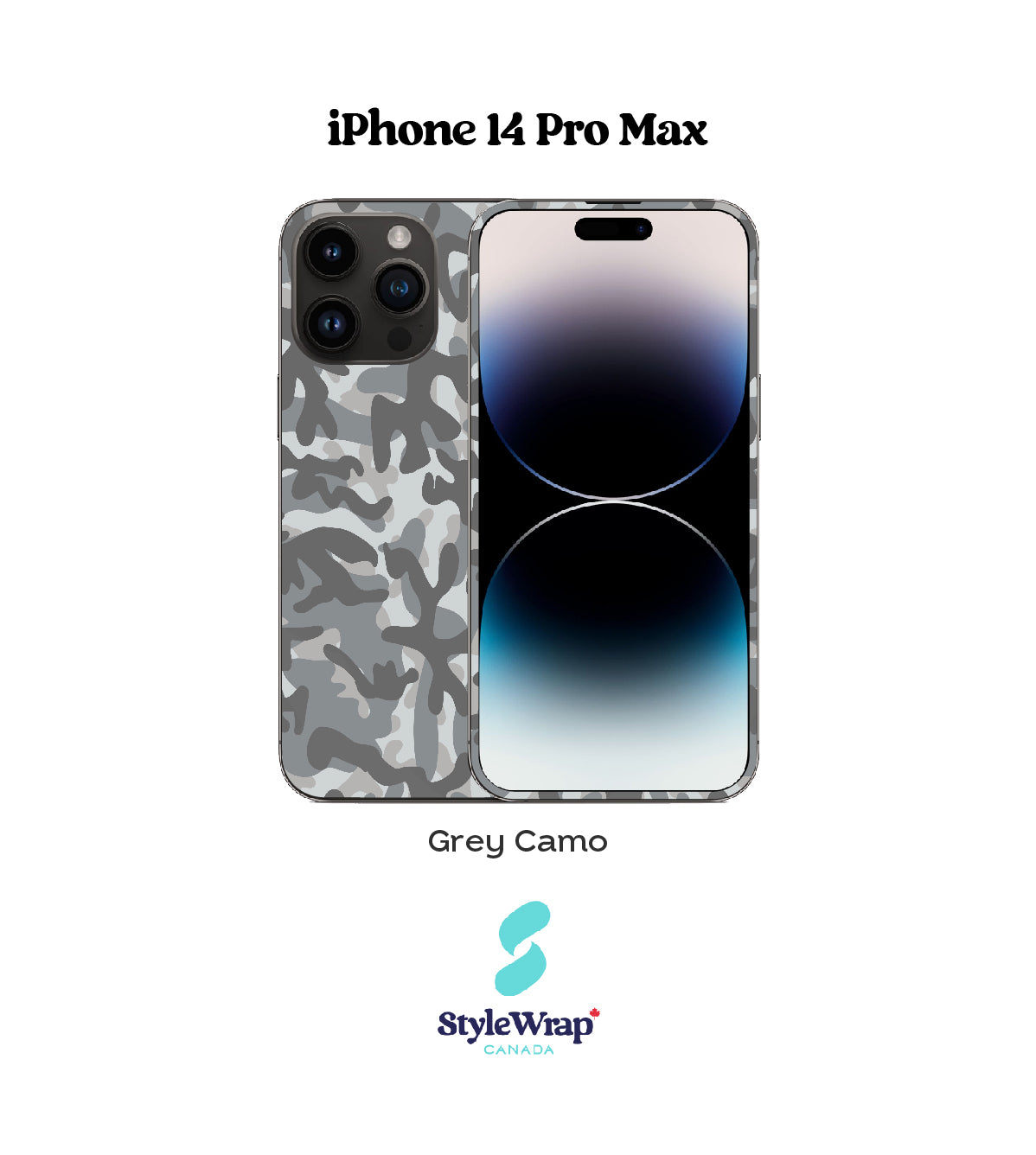iPhone - Grey Camo