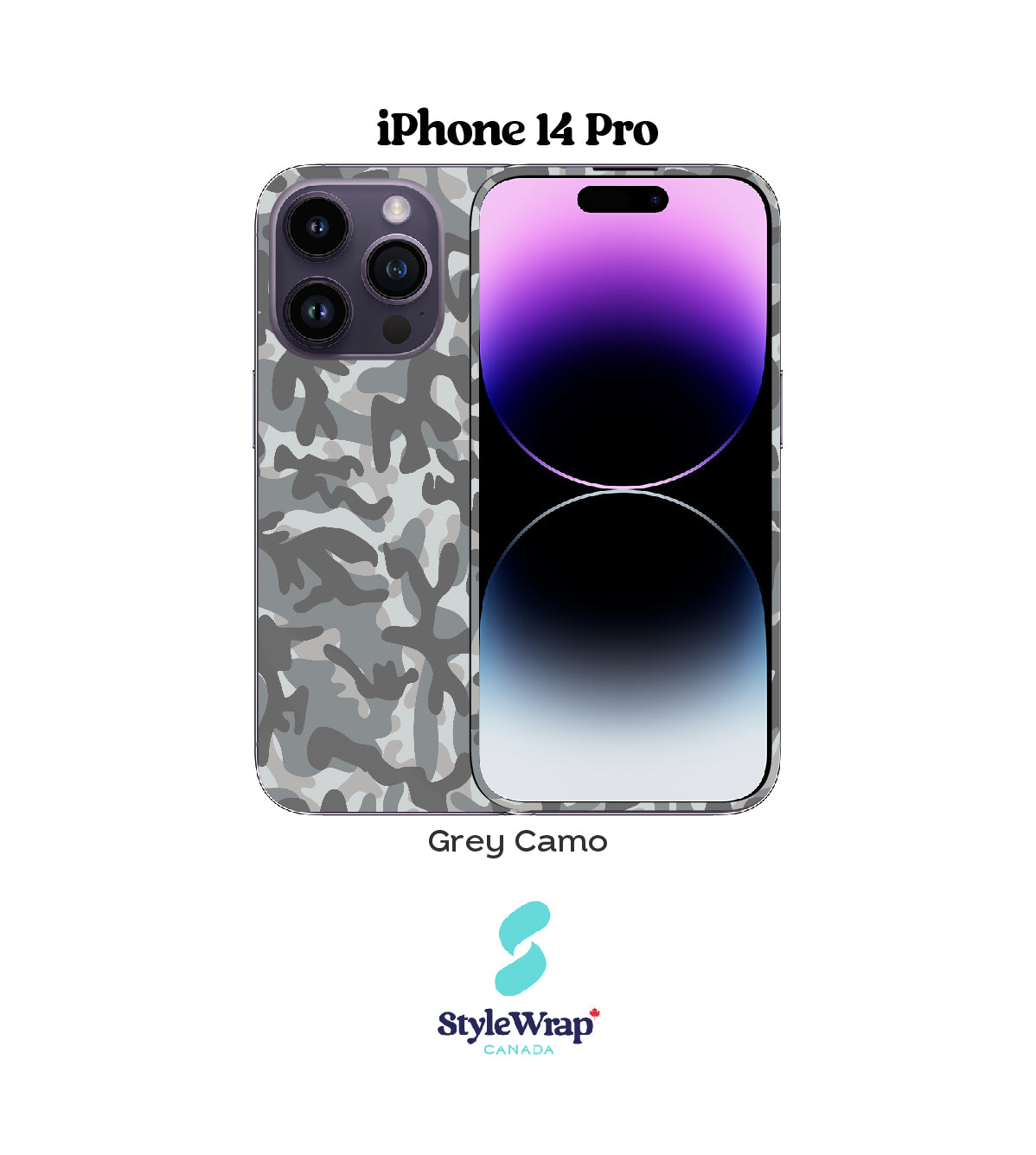 iPhone - Grey Camo