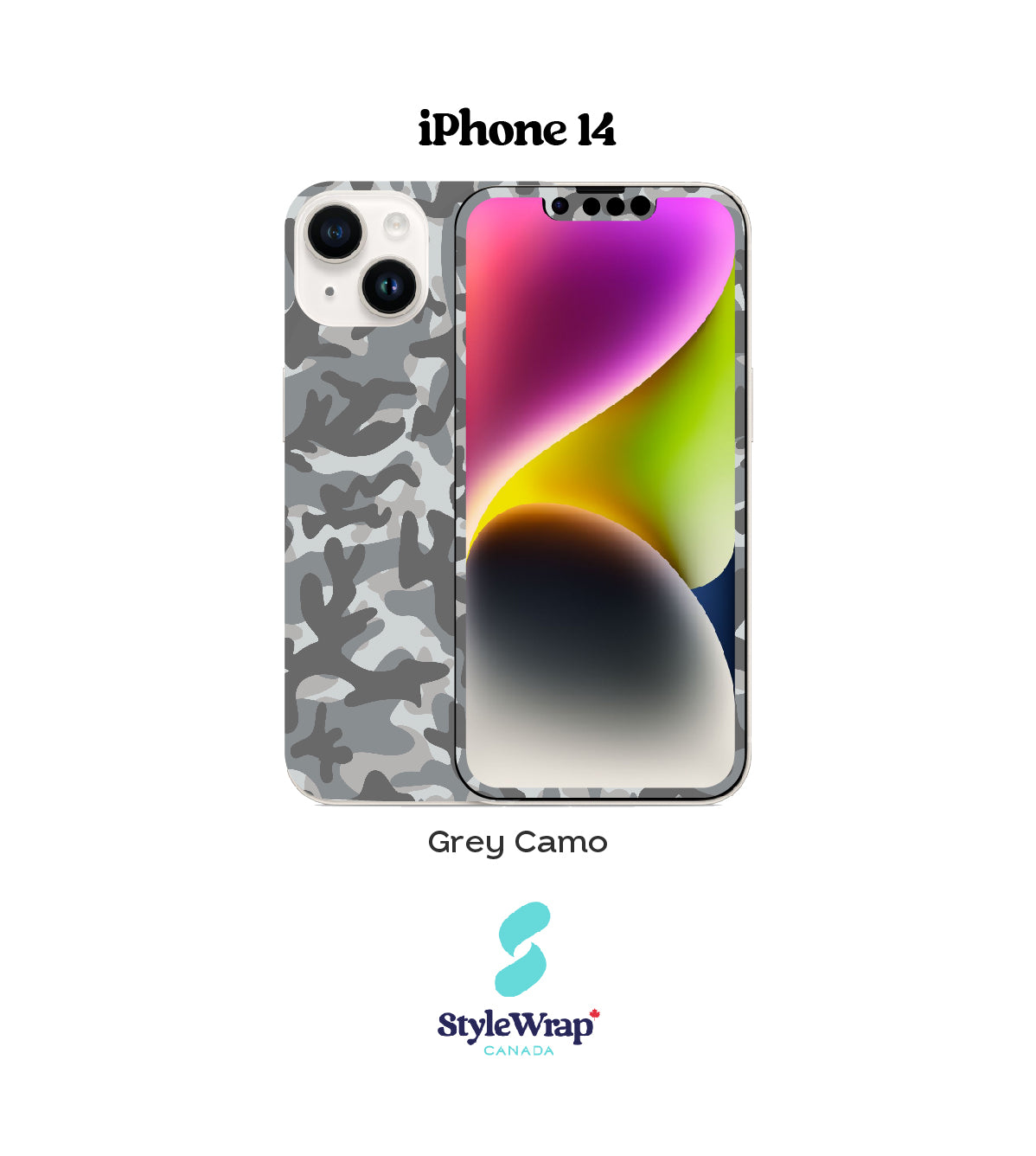 iPhone - Grey Camo