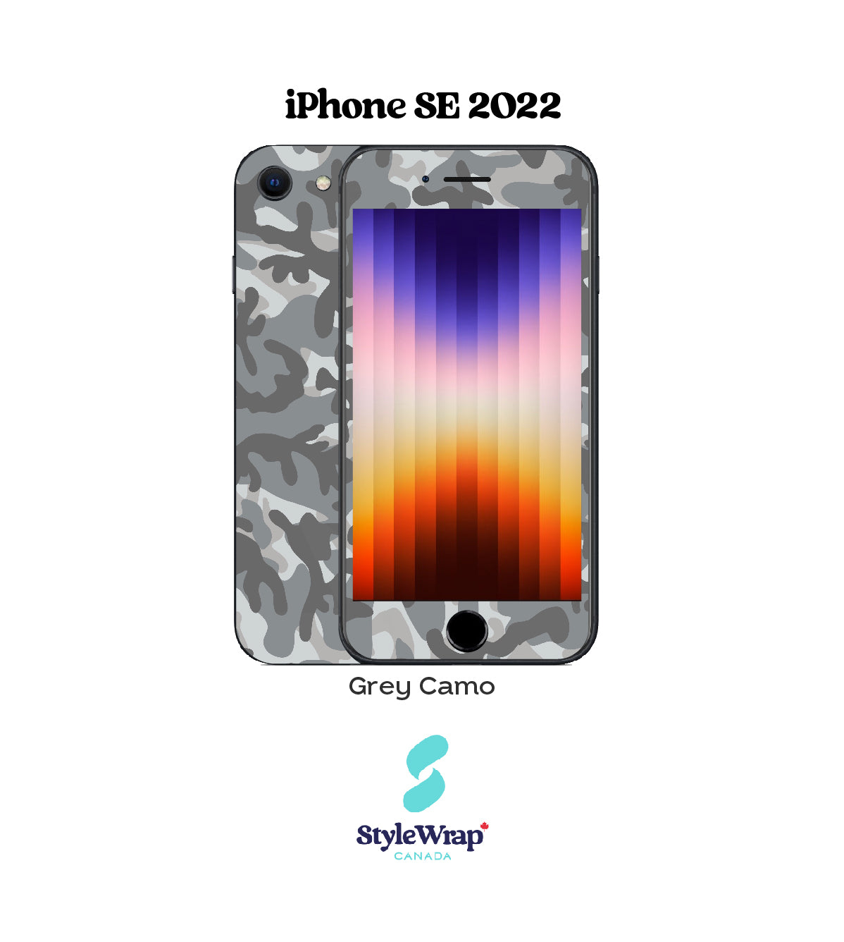 iPhone - Grey Camo