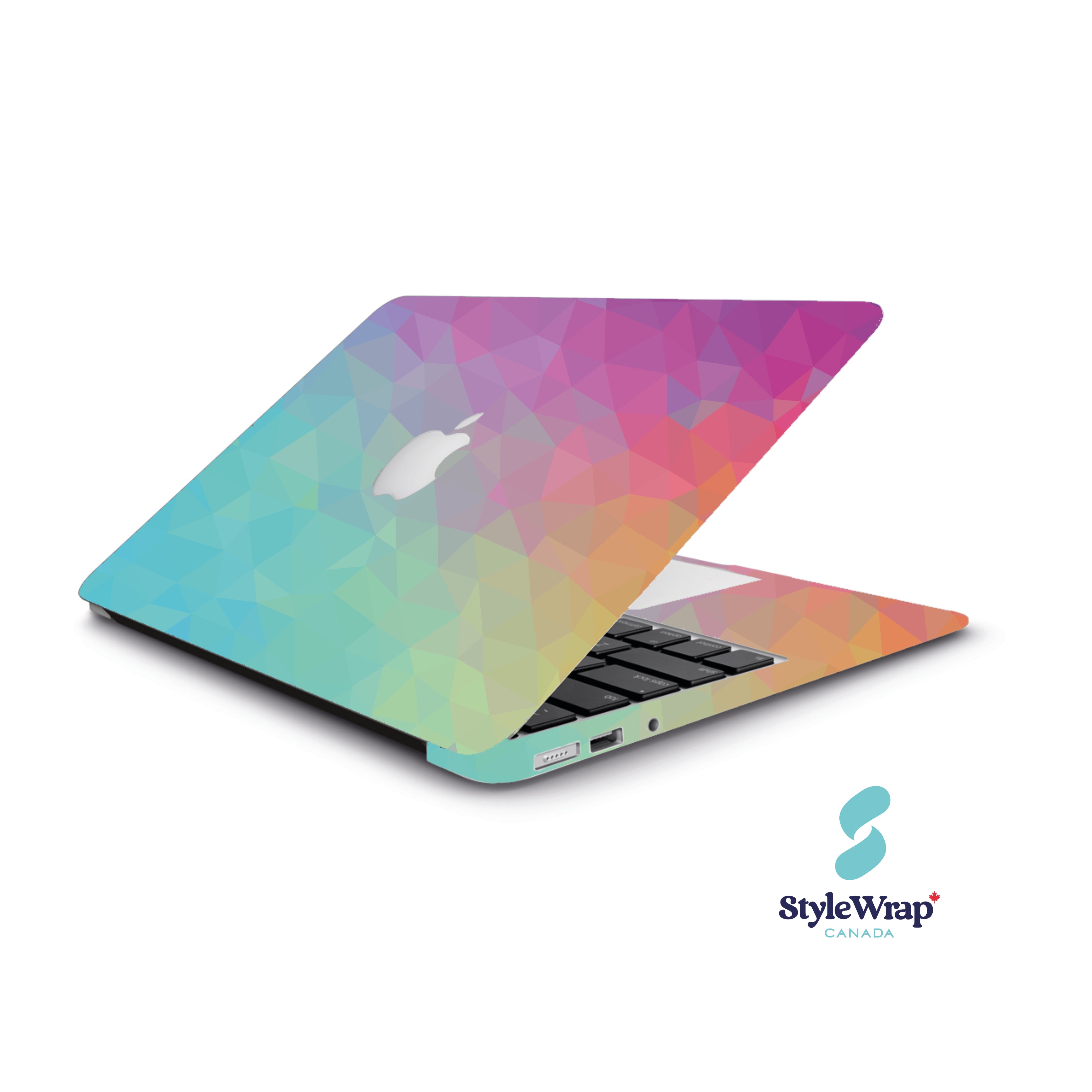 MacBook Air - Geometric Rainbow