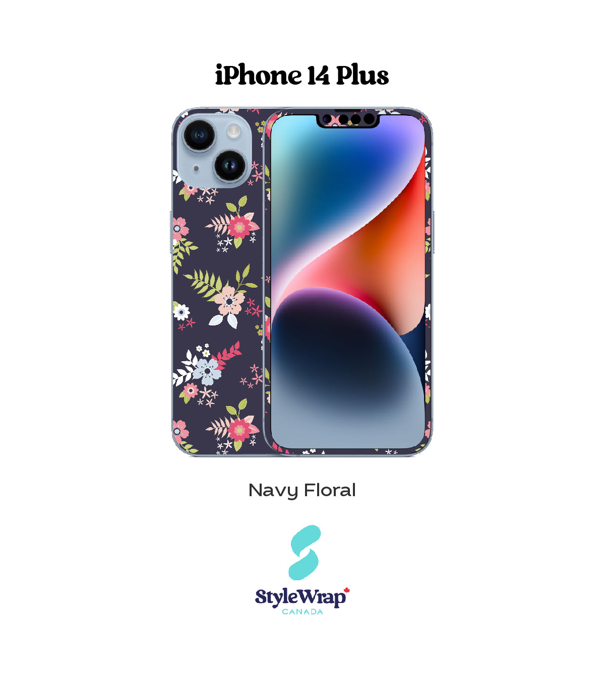 iPhone - Navy Floral