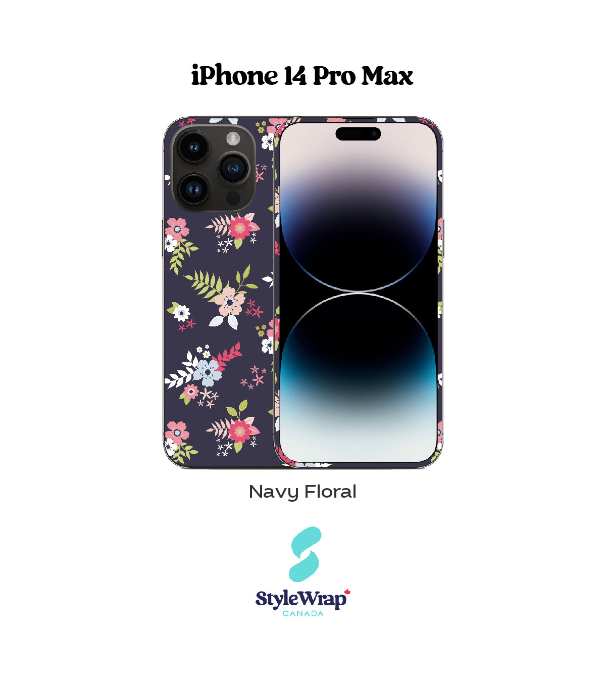 iPhone - Navy Floral