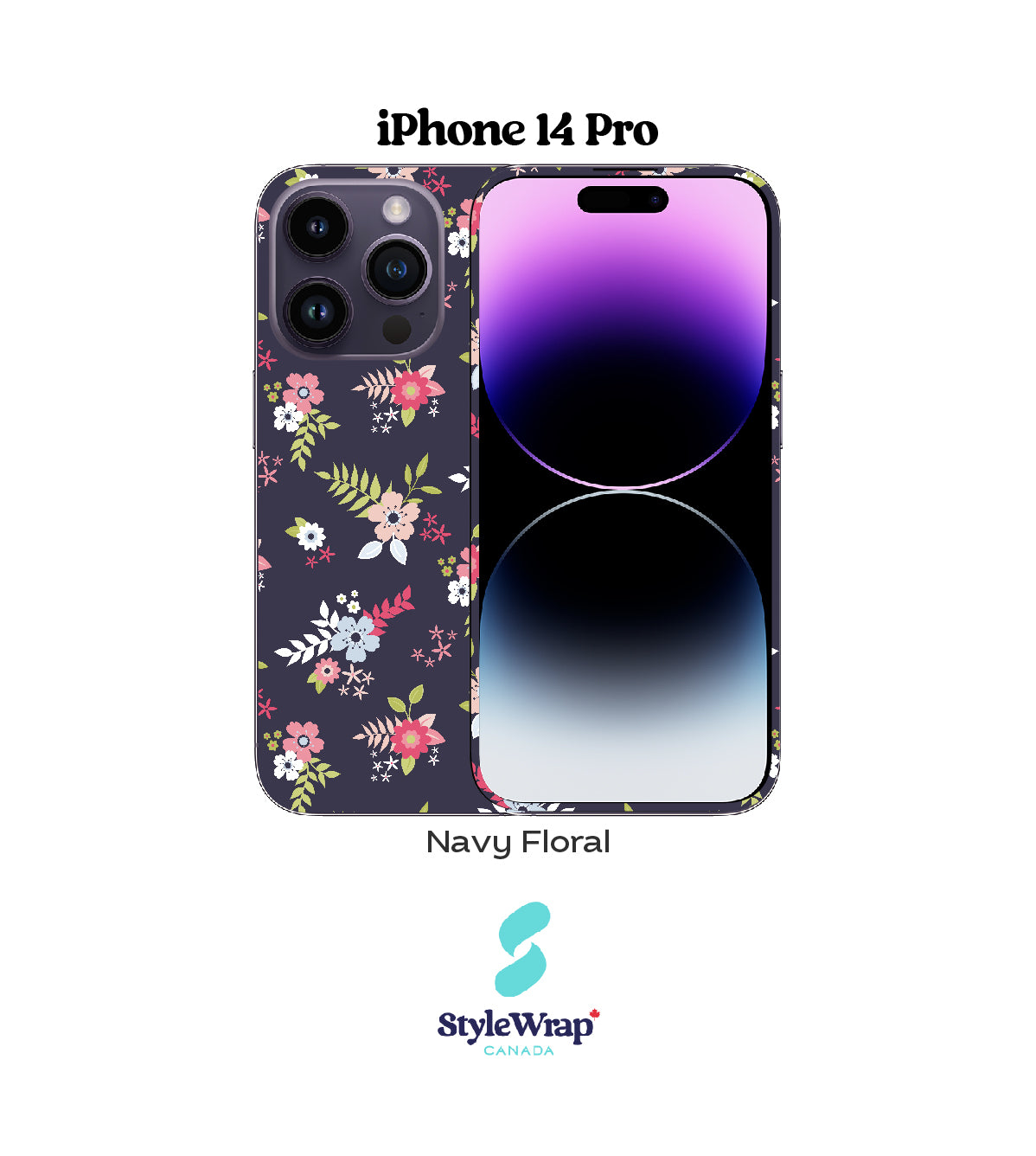 iPhone - Navy Floral