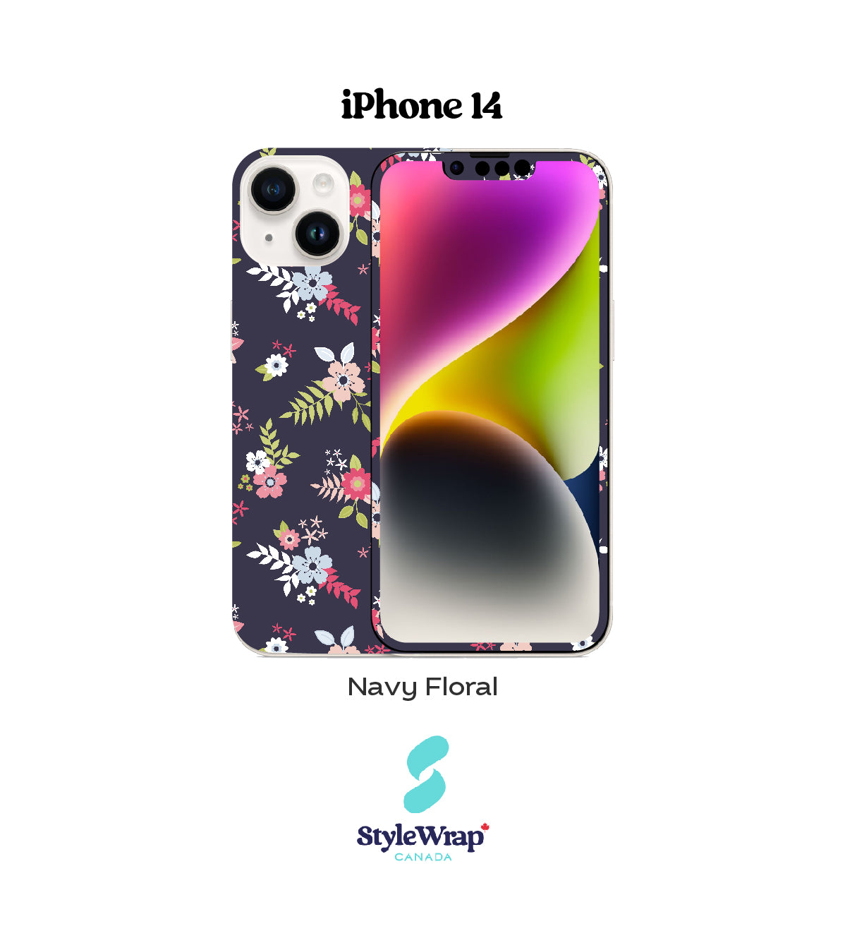 iPhone - Navy Floral