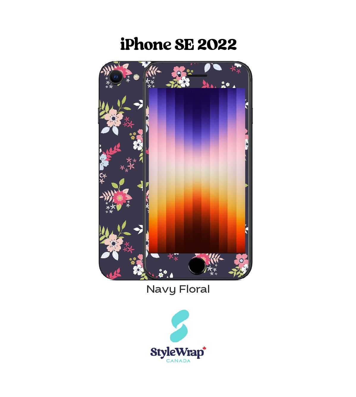 iPhone - Navy Floral