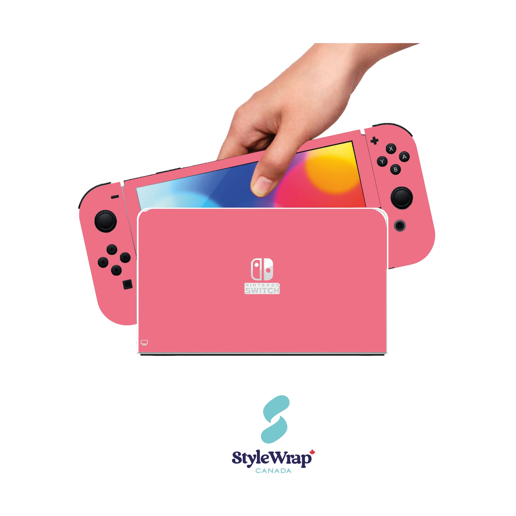 Nintendo Switch Wrap - Rose