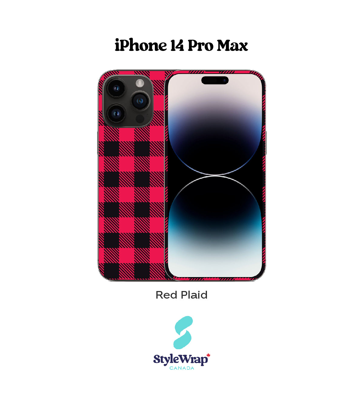 iPhone - Red Plaid