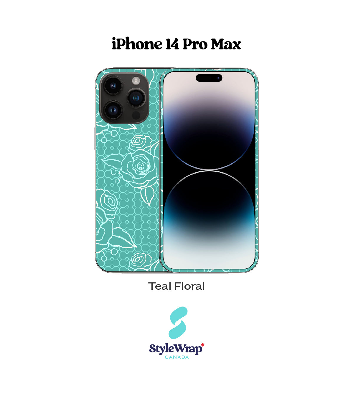 iPhone - Teal Floral