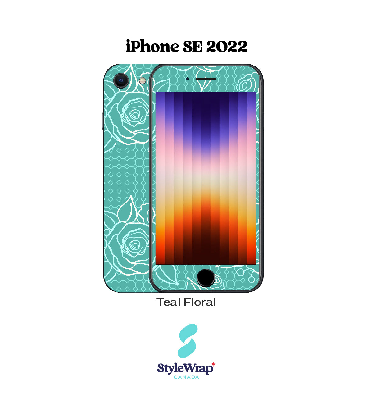 iPhone - Teal Floral