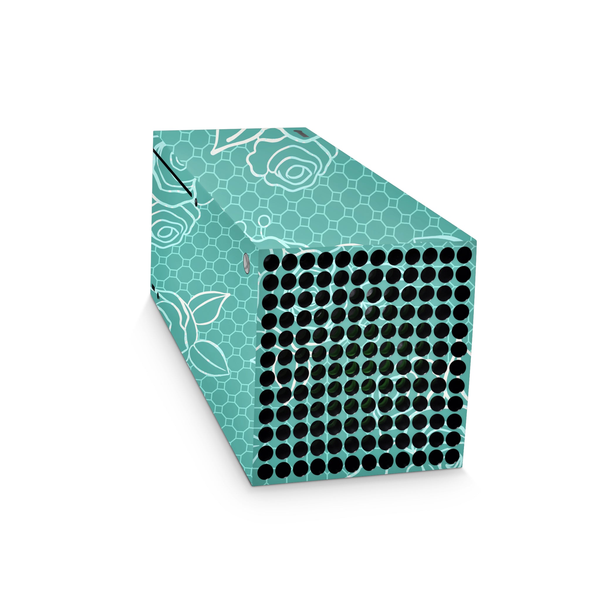 Xbox Series X - Teal Floral