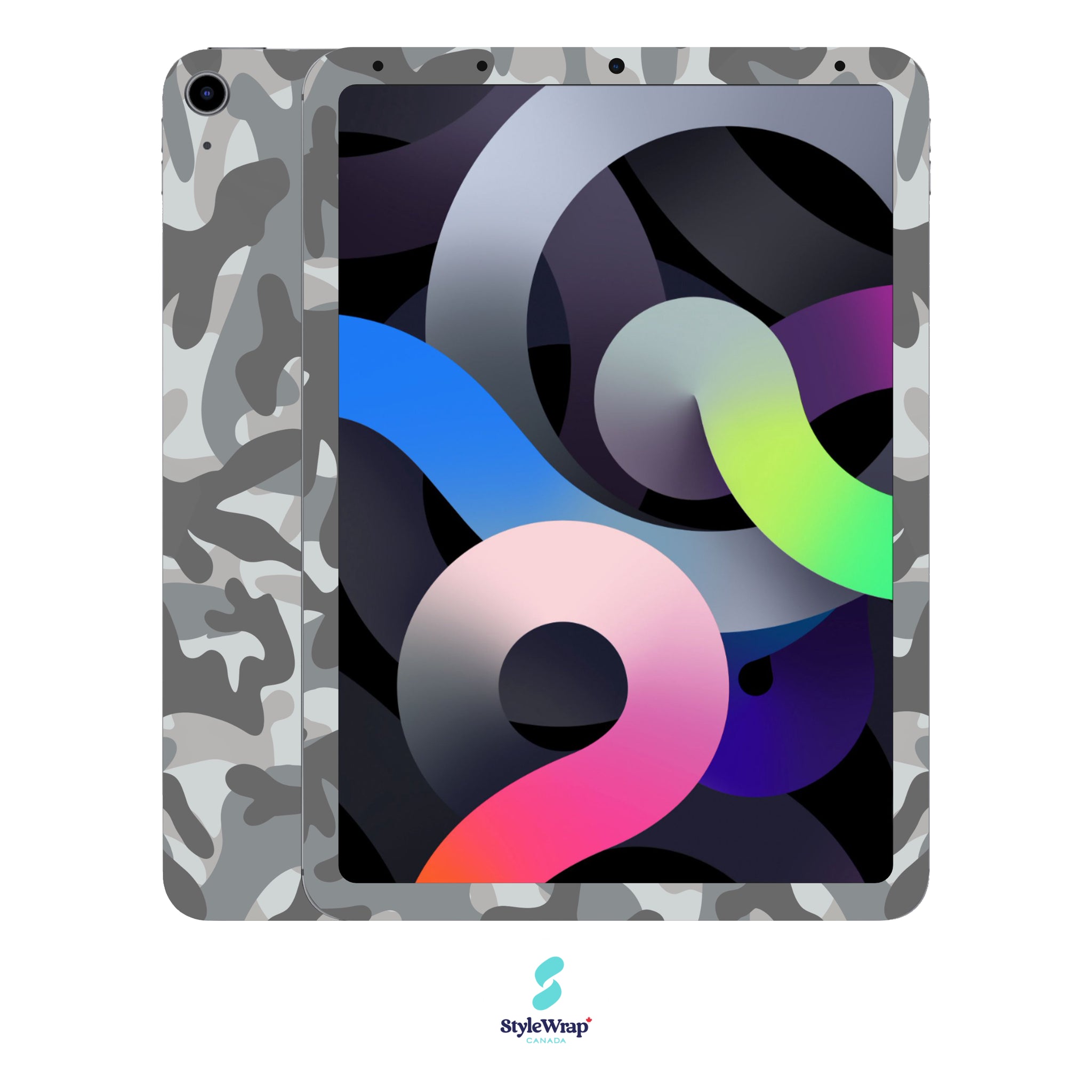 iPad - Grey Camo