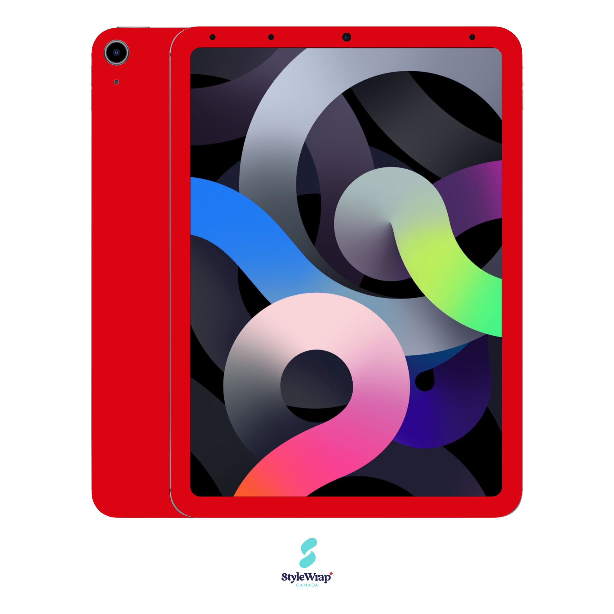 iPad - Red vinyl skin
