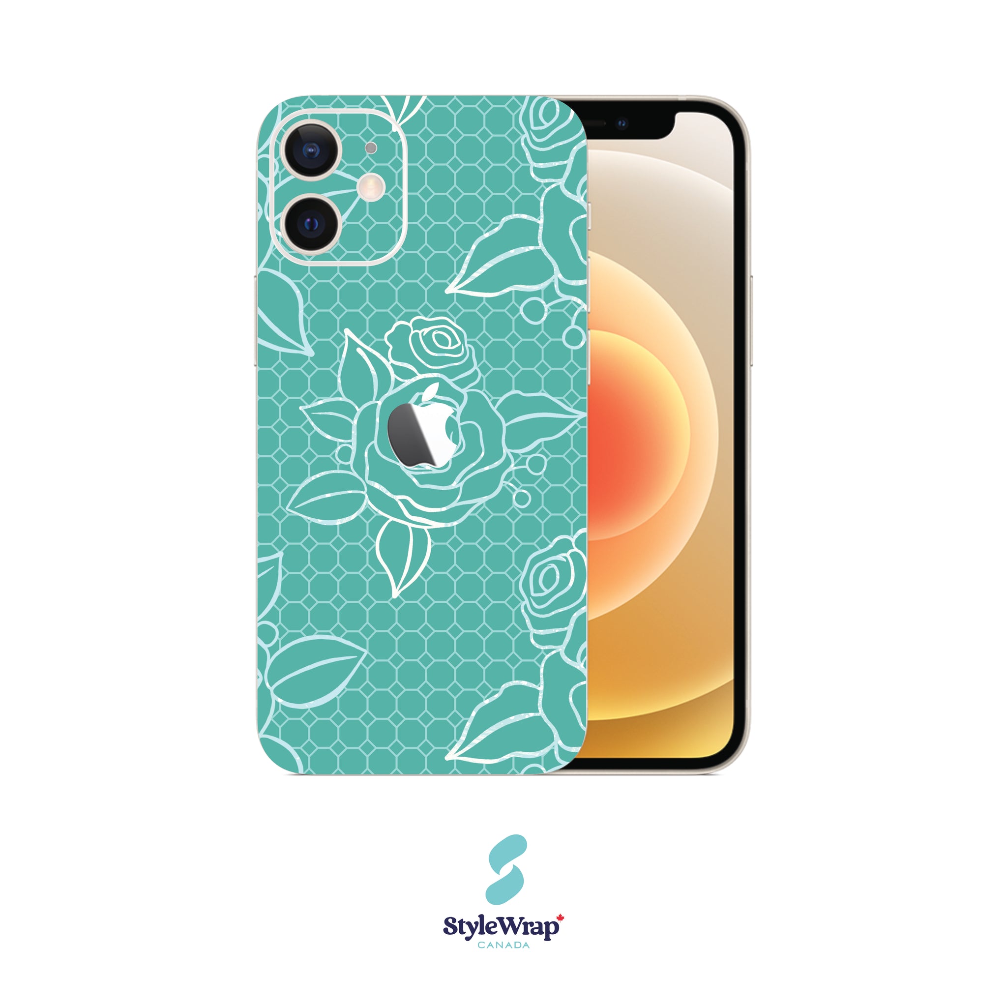 iPhone - Teal Floral