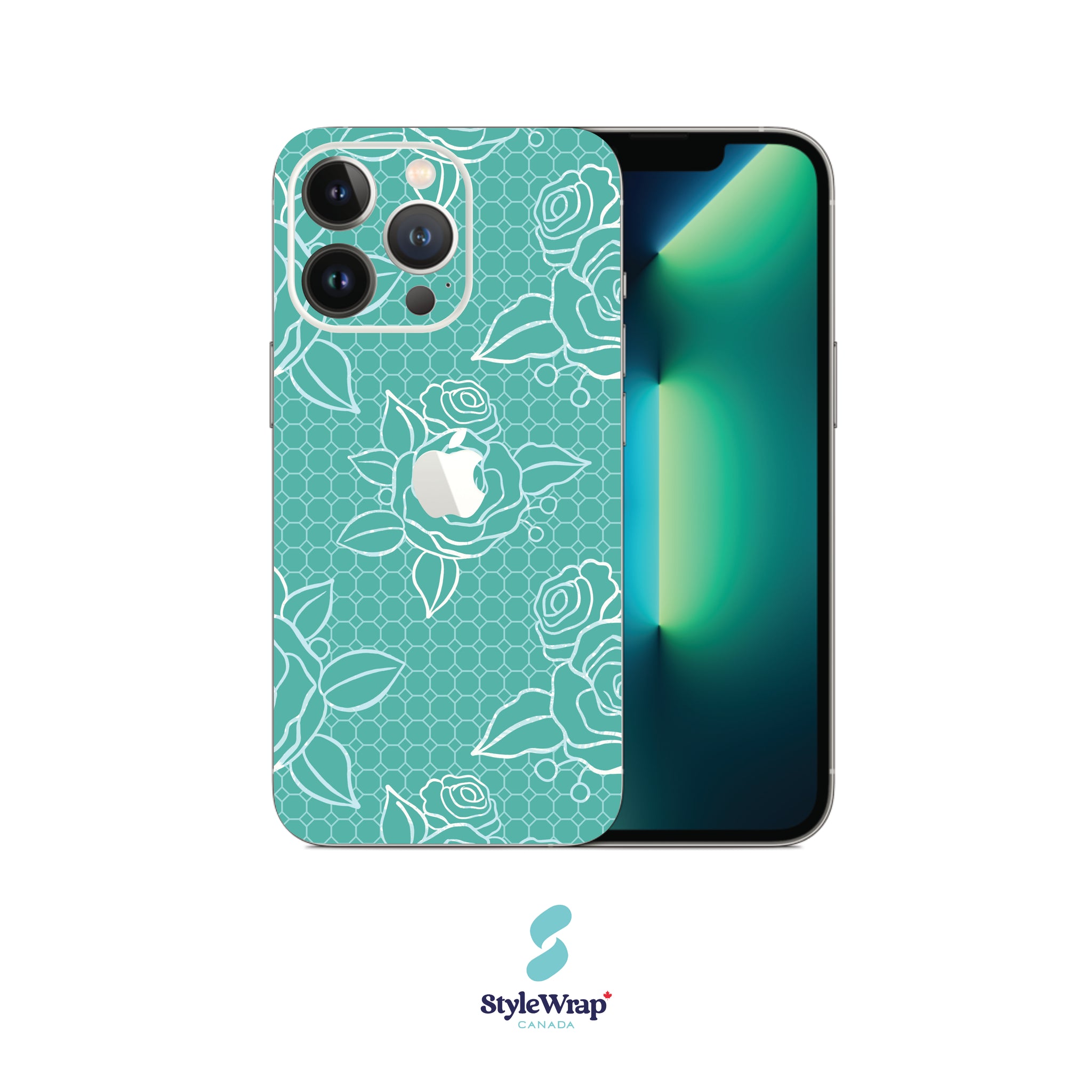 iPhone - Teal Floral