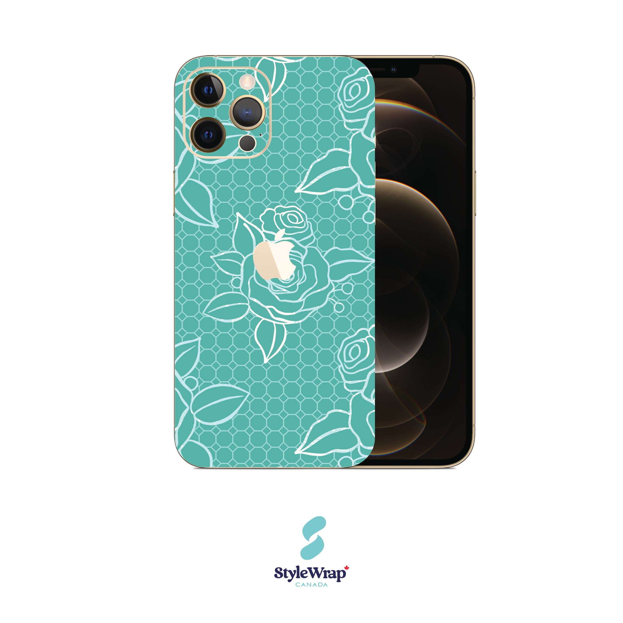 iPhone - Teal Floral