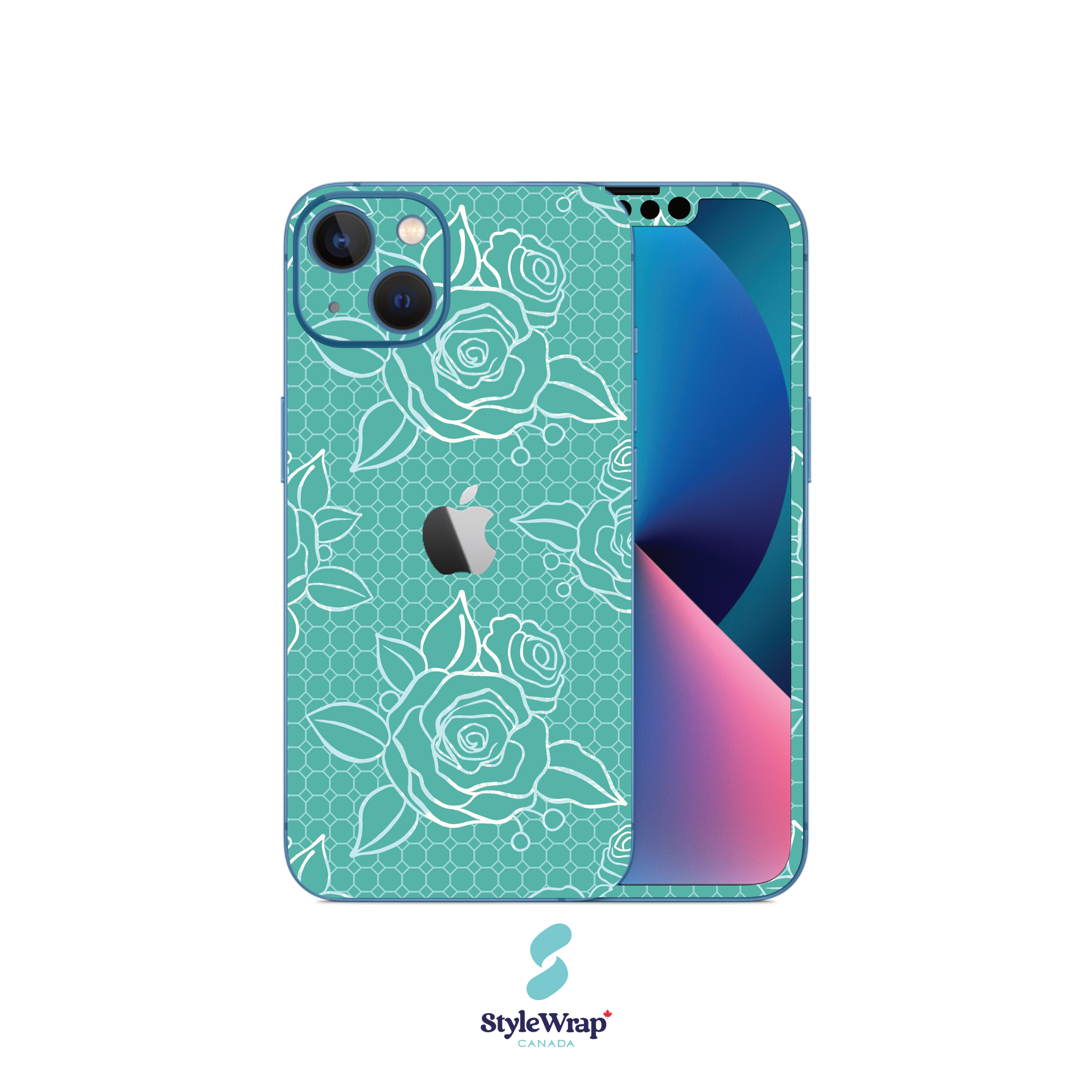 iPhone - Teal Floral