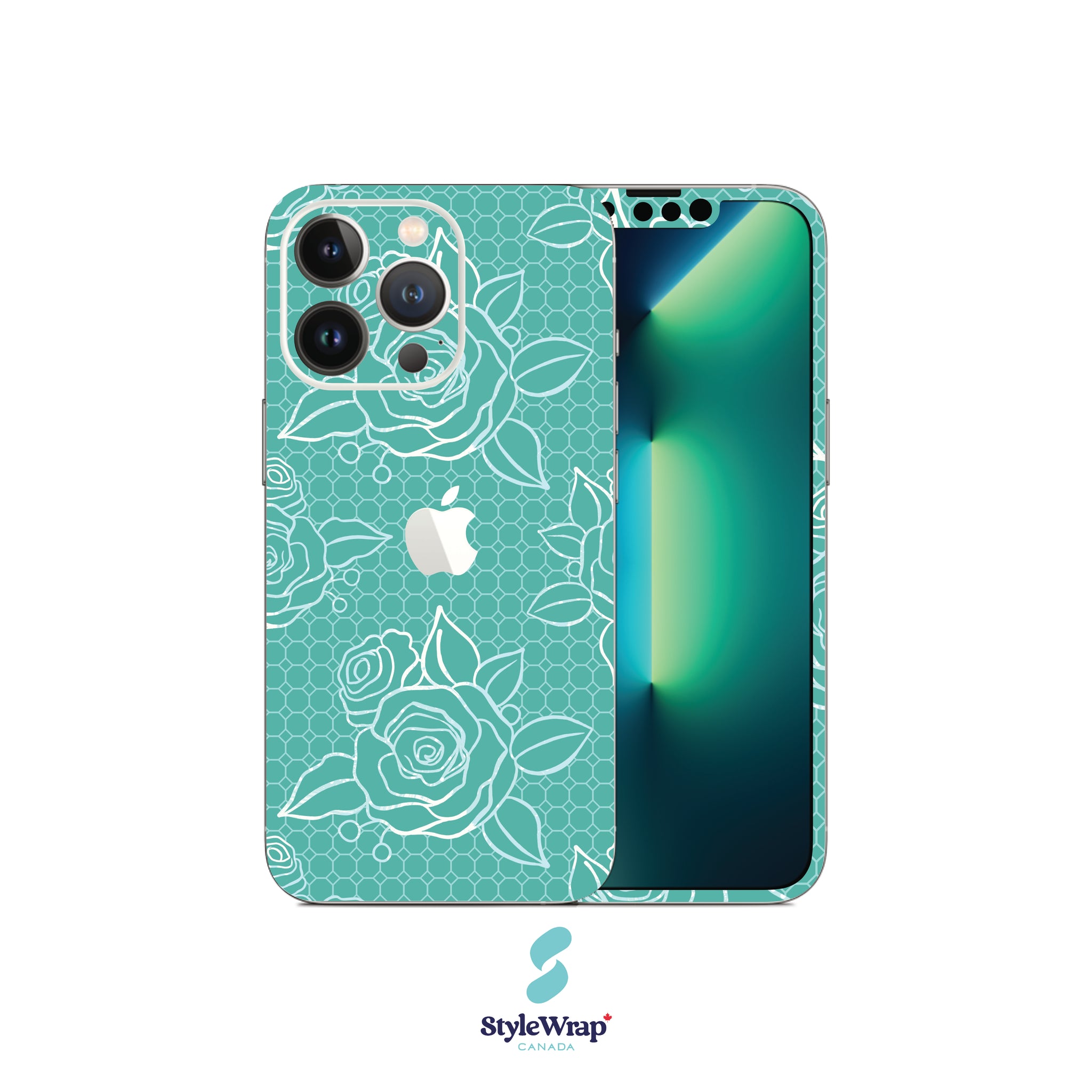 iPhone - Teal Floral