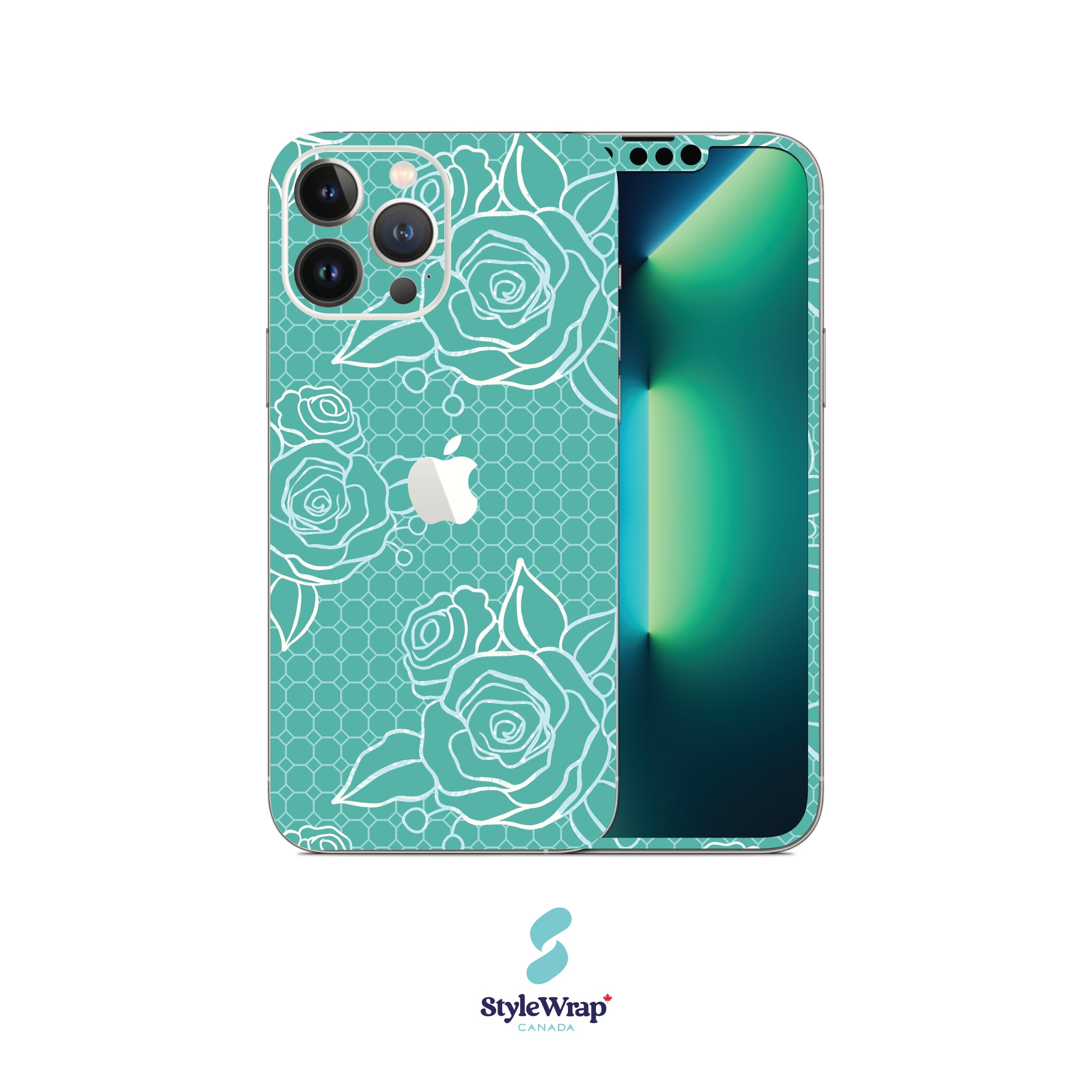 iPhone - Teal Floral