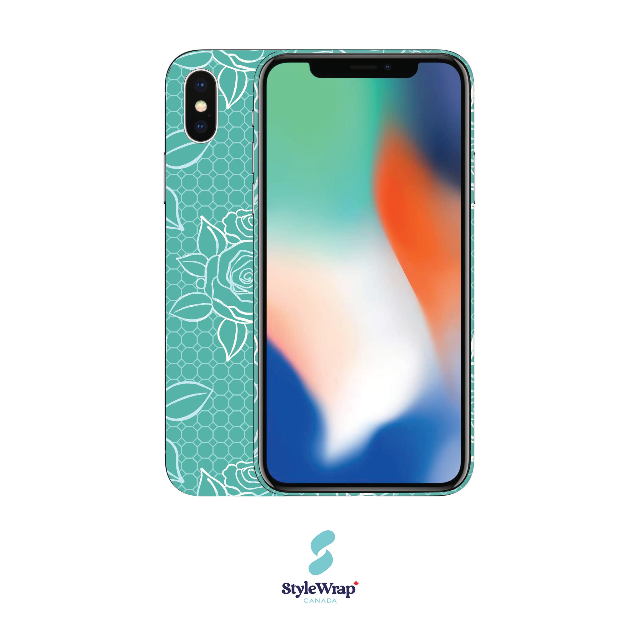 iPhone - Teal Floral