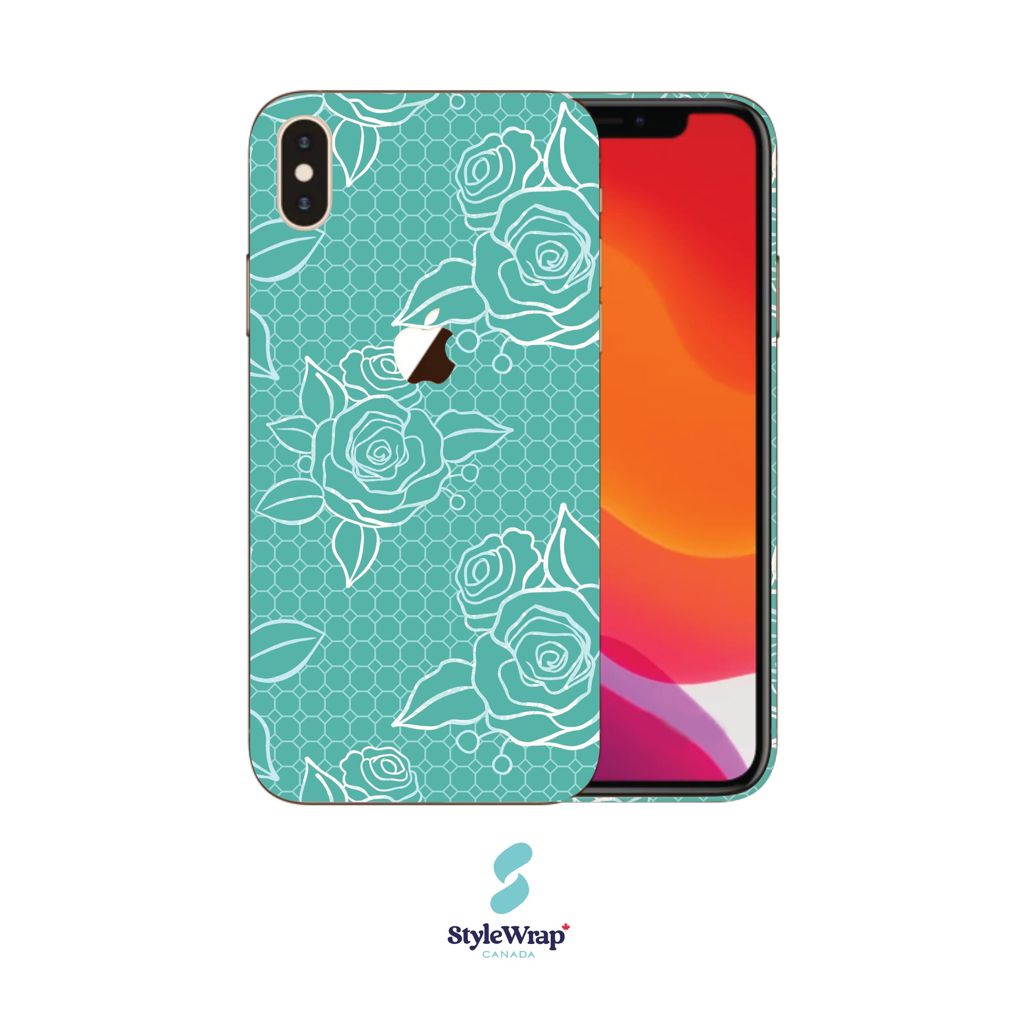 iPhone - Teal Floral